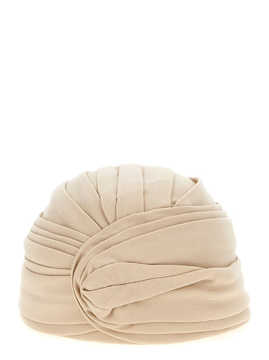Beige Virgin Wool Hat