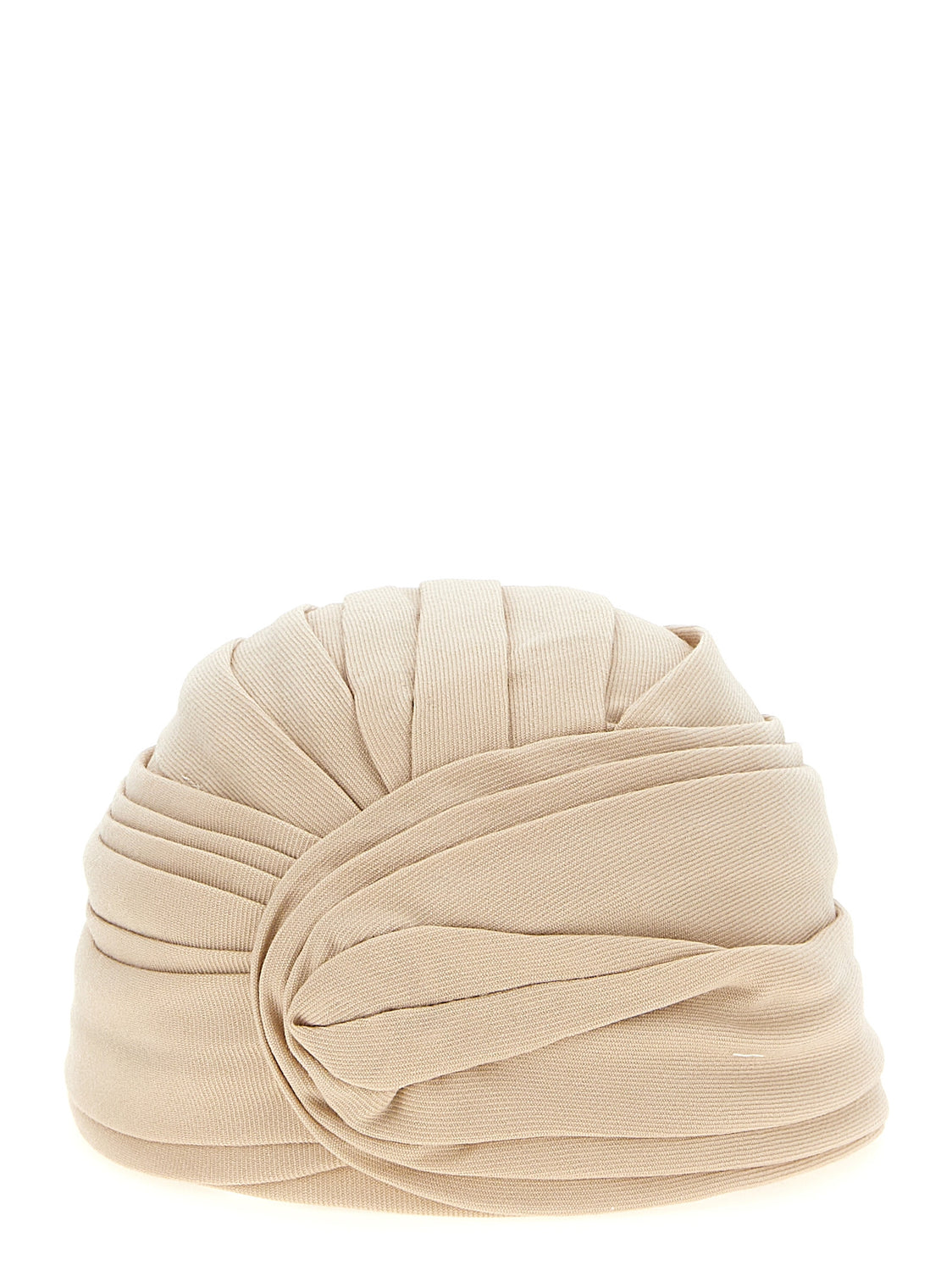 Beige Virgin Wool Hat