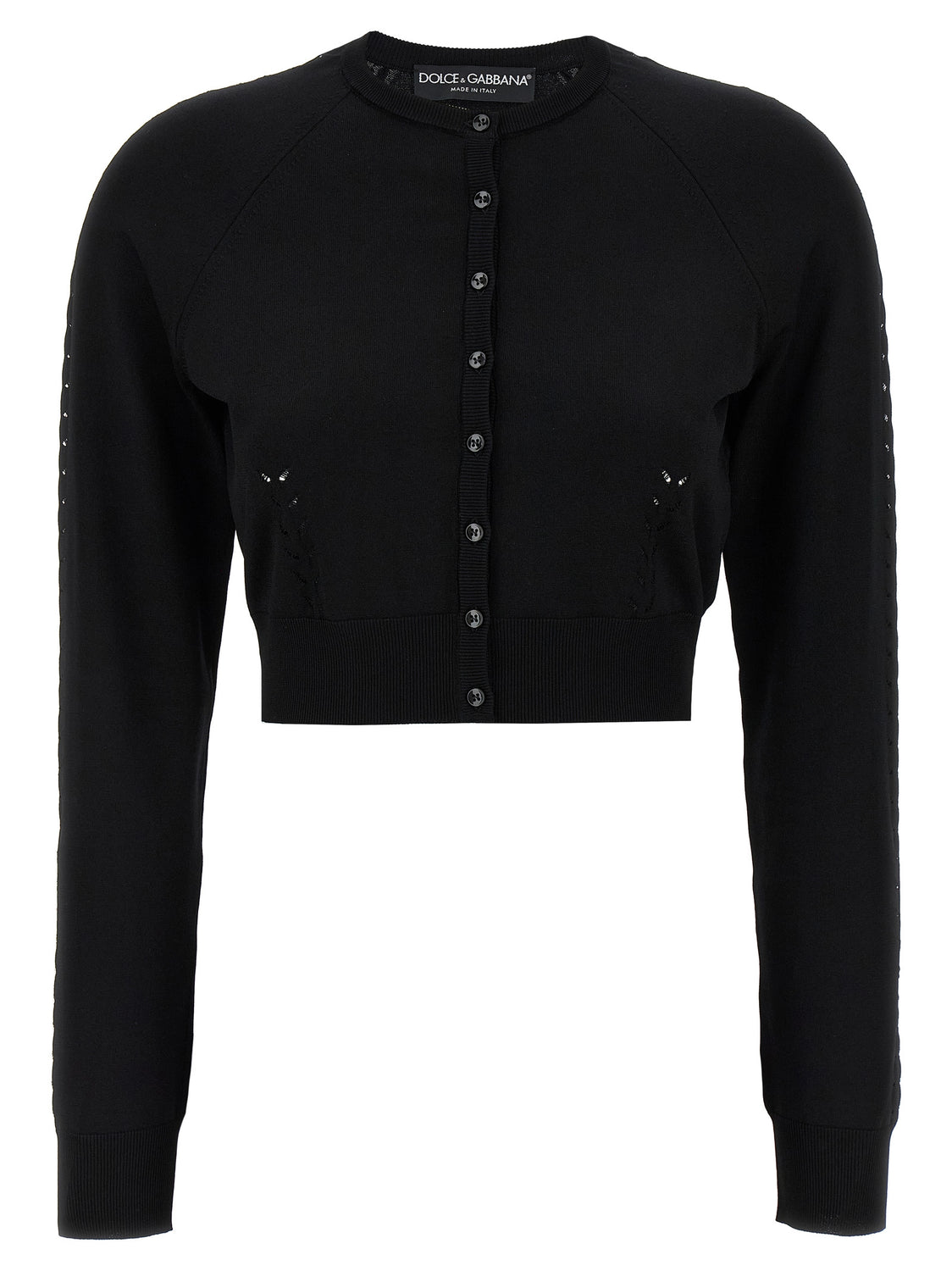 Black Viscose Cardigan