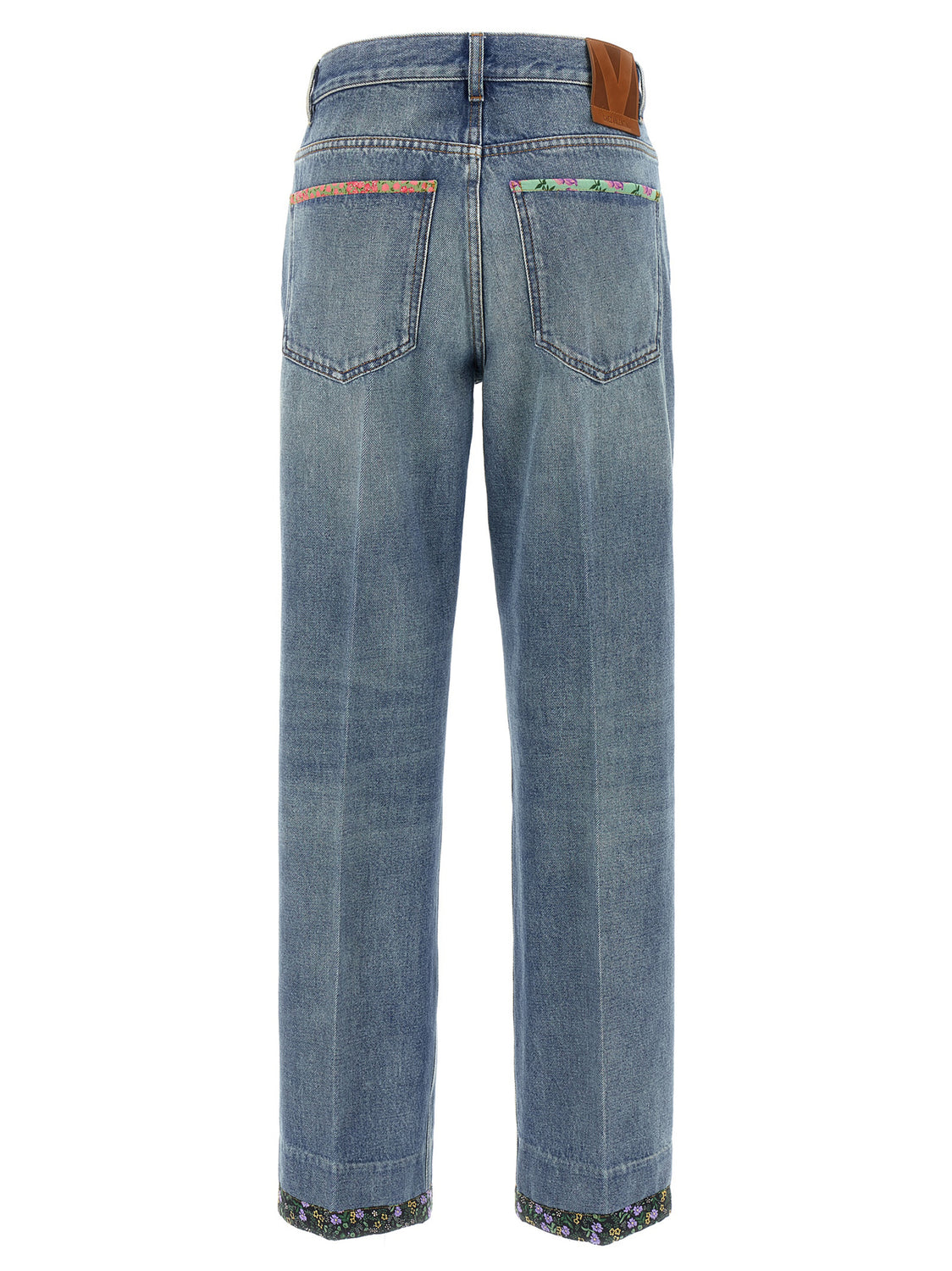 Blue Cotton Jeans Denim