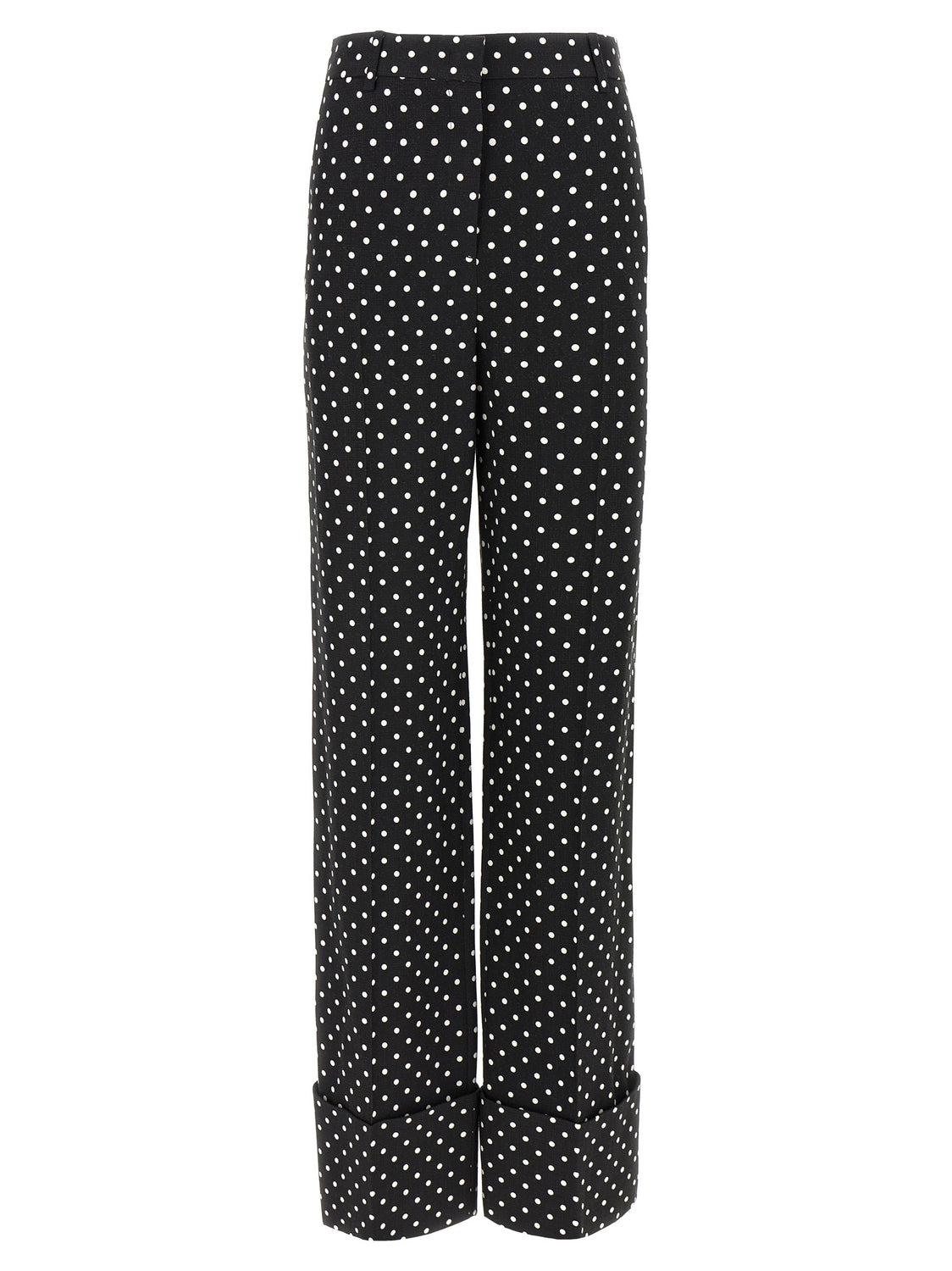 Bicolor Viscose Casual Pants