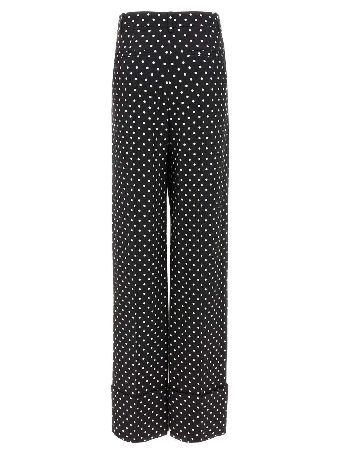 Bicolor Viscose Casual Pants
