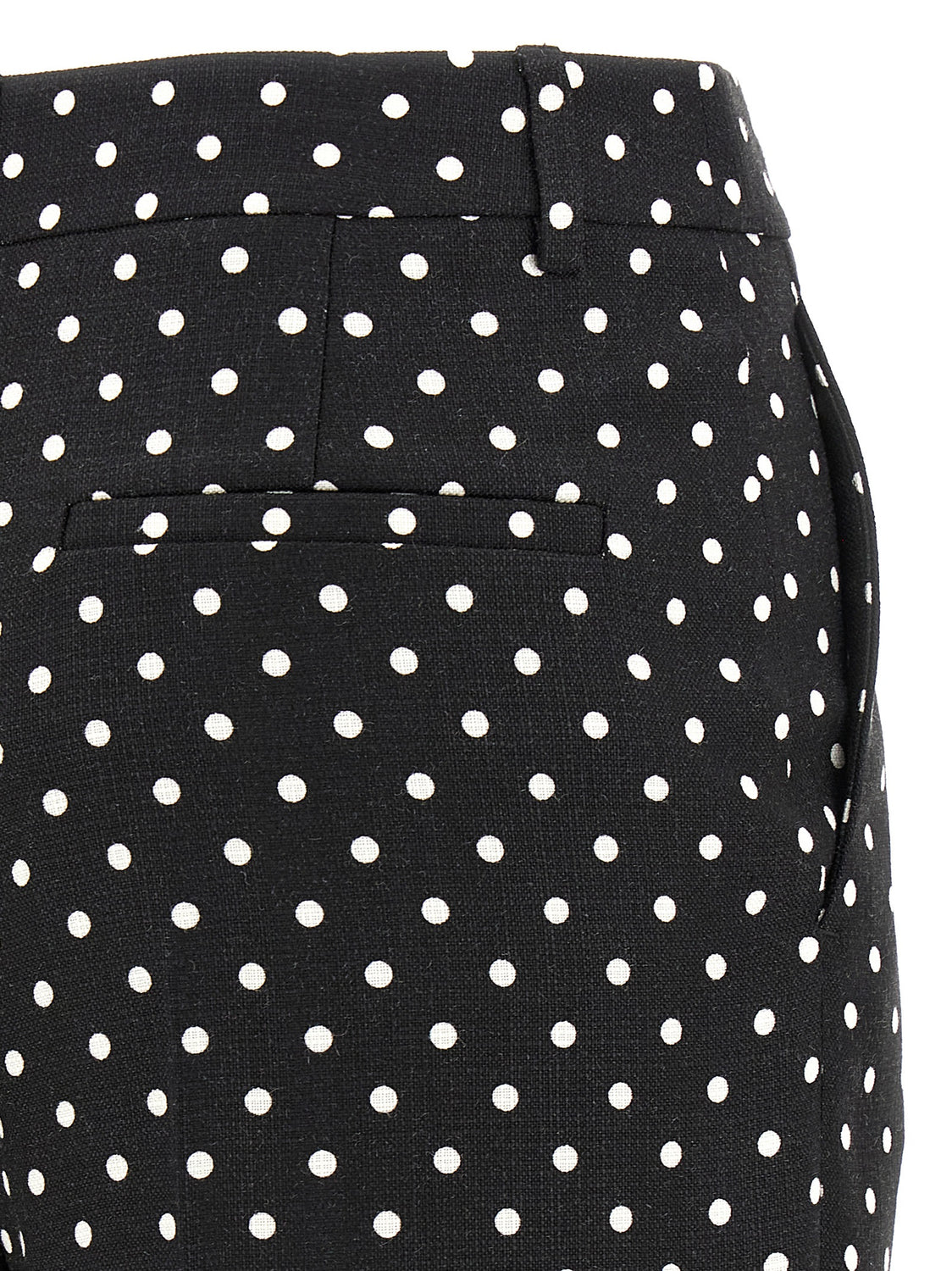Bicolor Viscose Casual Pants