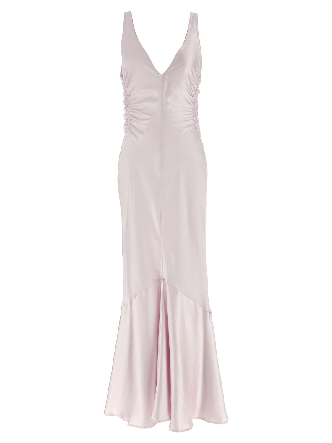 Multicolor Polyester Long Dress