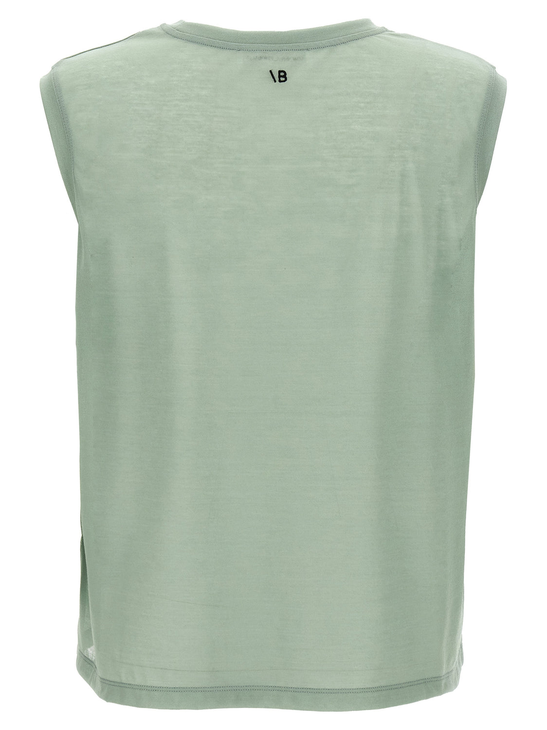 Bicolor Cotton Sleeveles T-Shirt