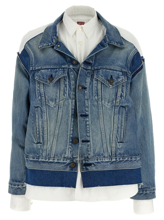 Multicolor Cotton Denim Jacket