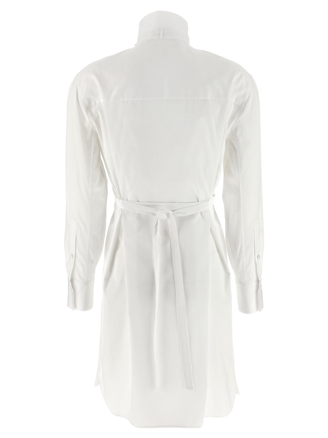 White Cotton Midi Dress