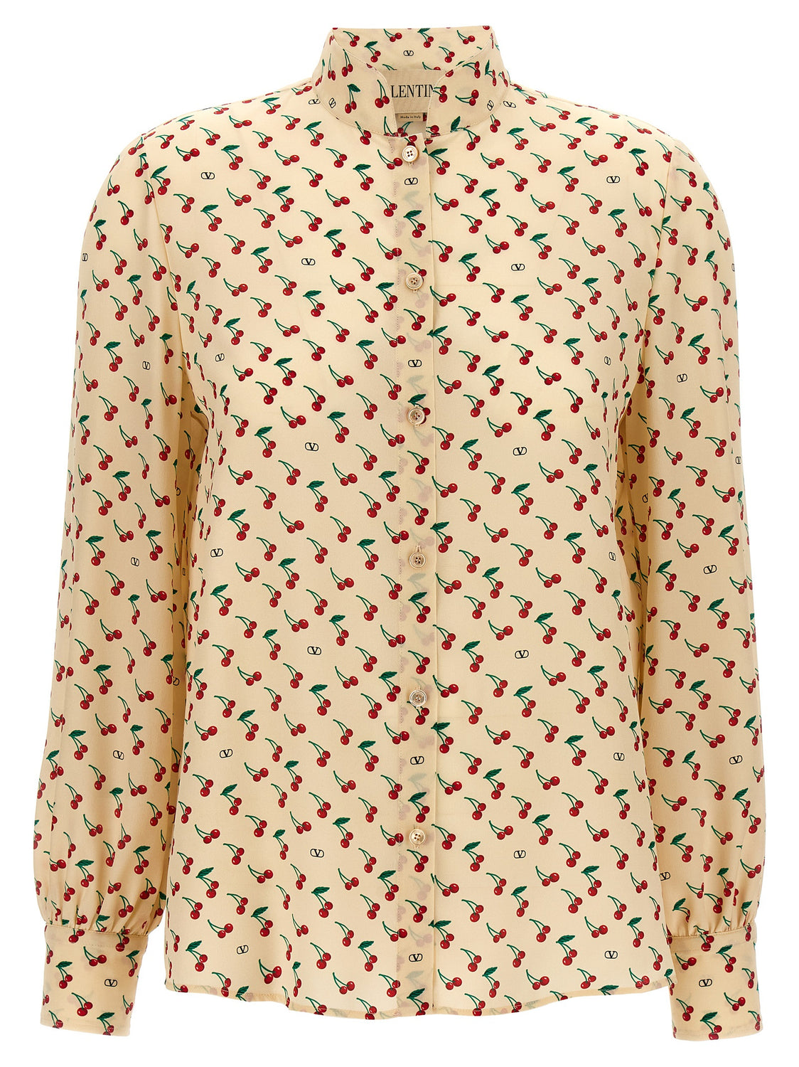 Beige Silk Blouse
