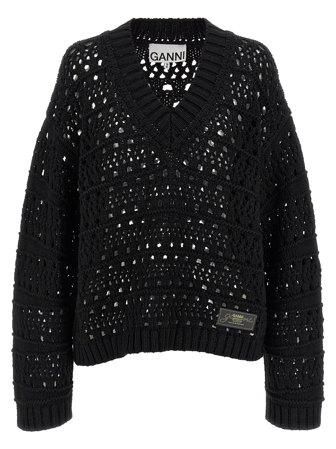 Black Cotton Cardigan