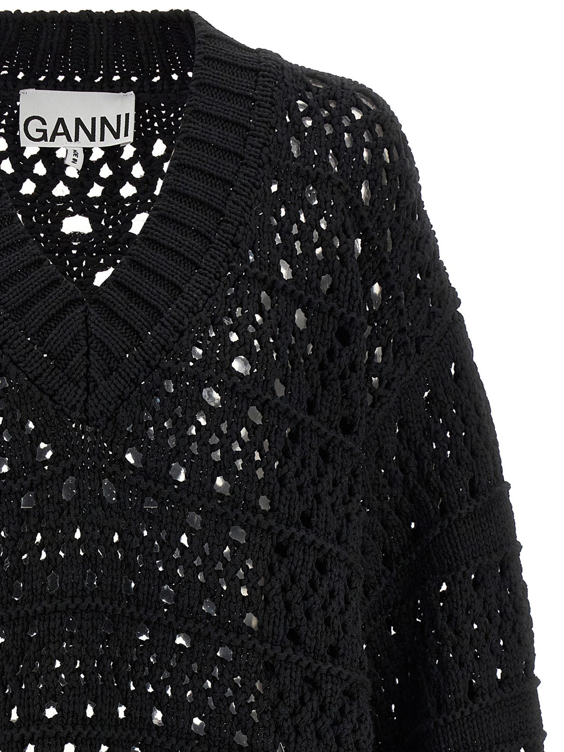 Black Cotton Cardigan