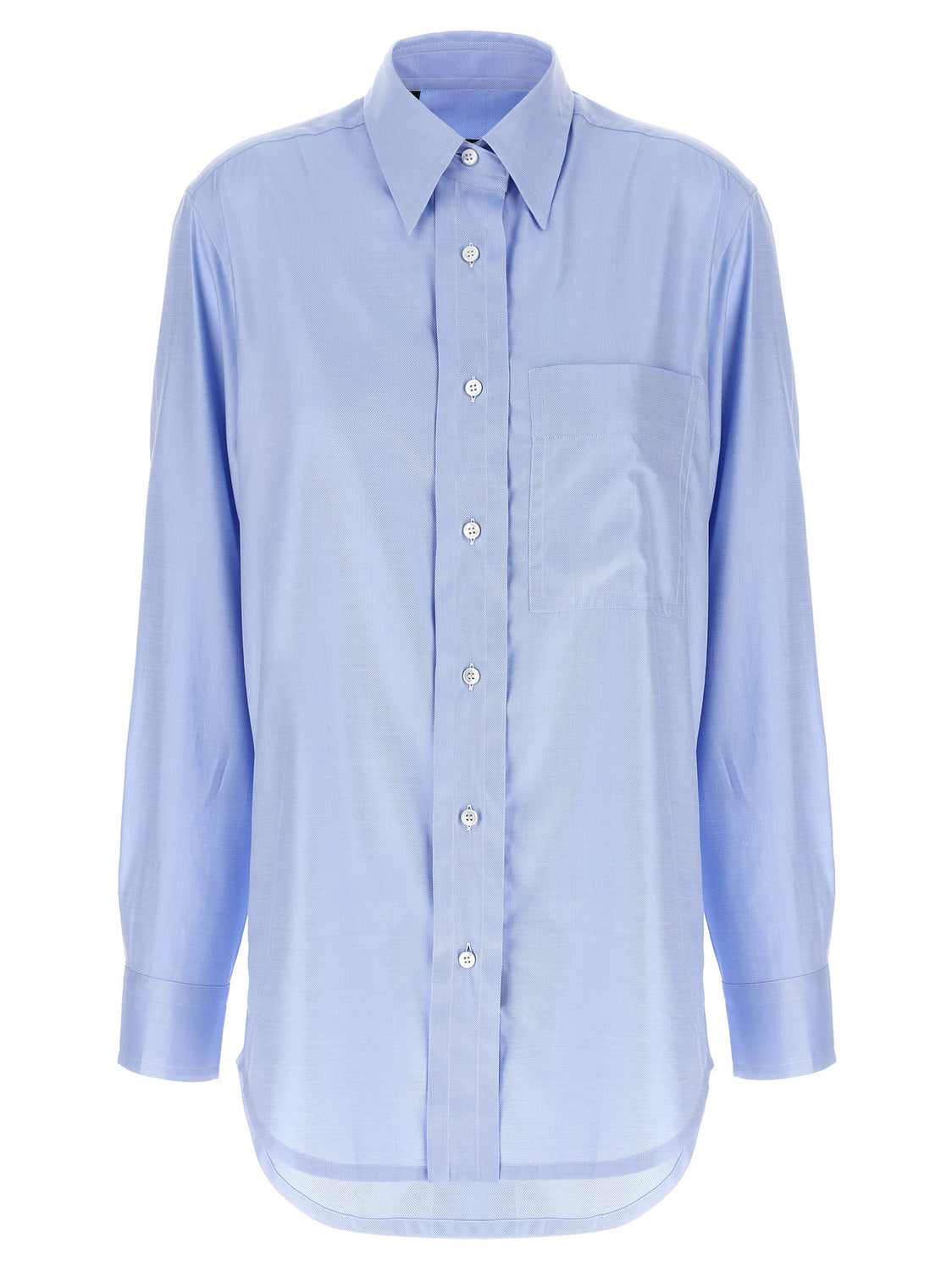 Blue Cotton Blouse