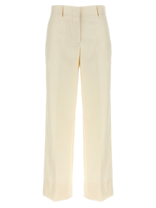 White Wool Dress Pants