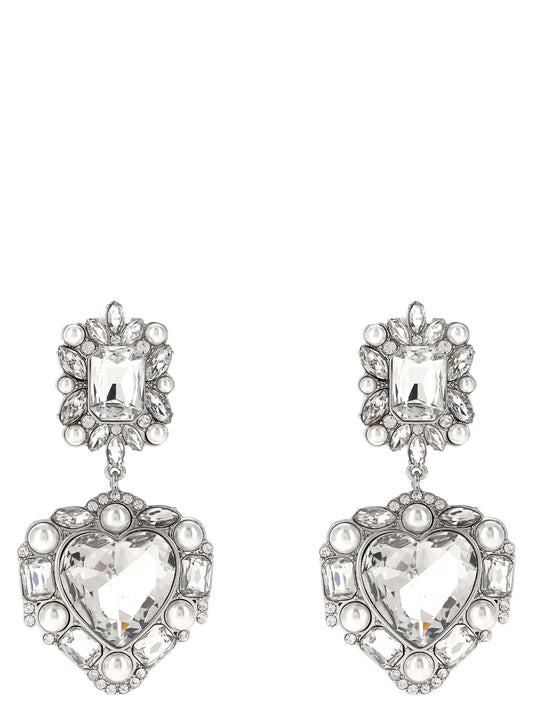 Silver Cotton Earrings