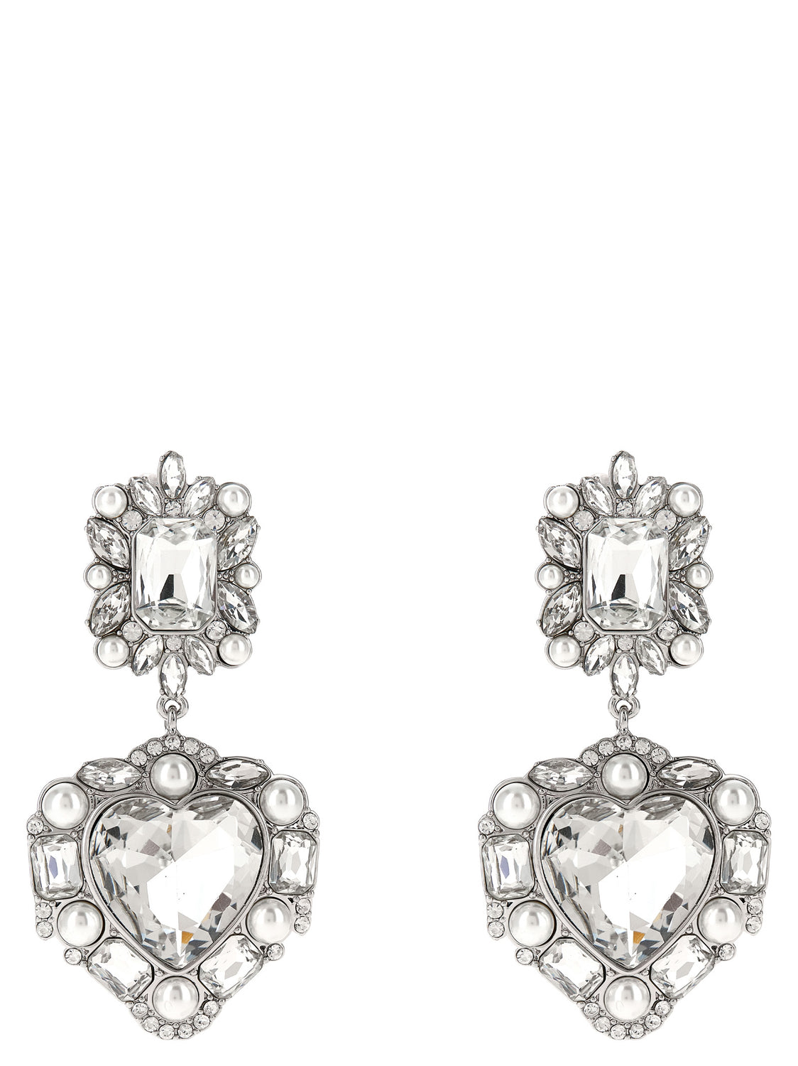 Silver Cotton Earrings