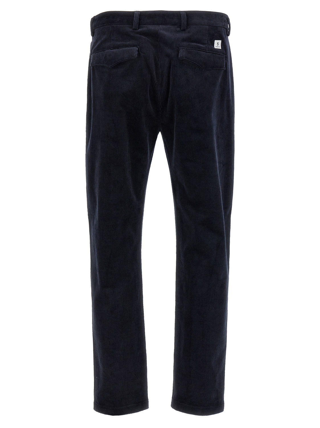 Blue Cotton Chino Pants