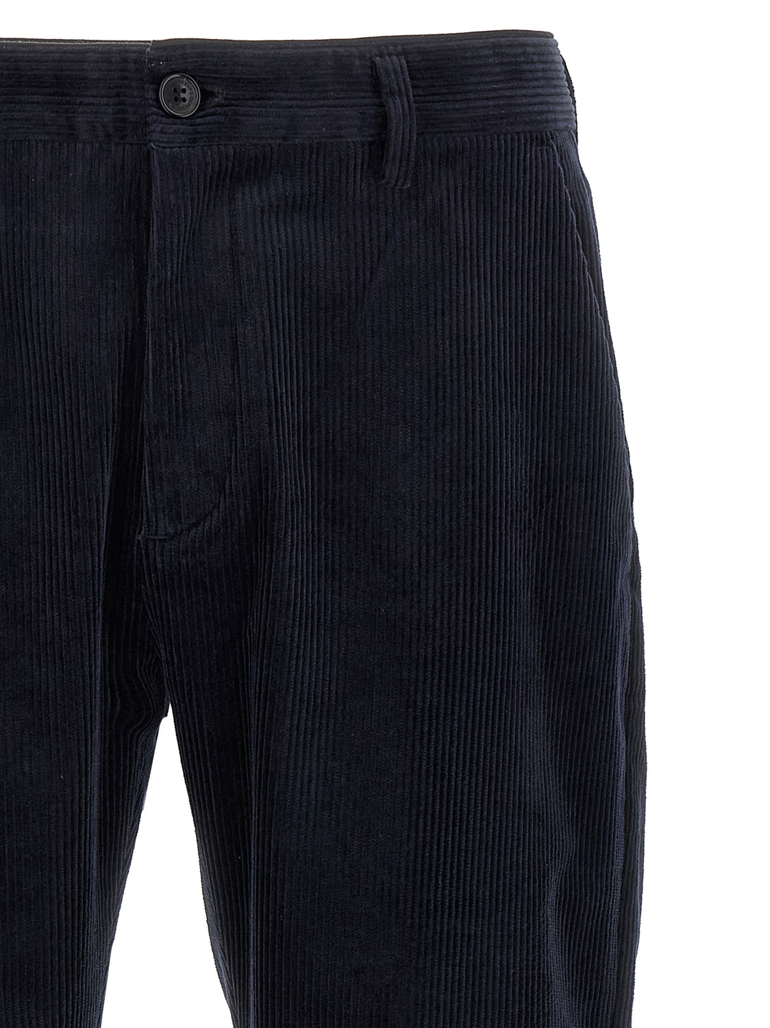 Blue Cotton Chino Pants