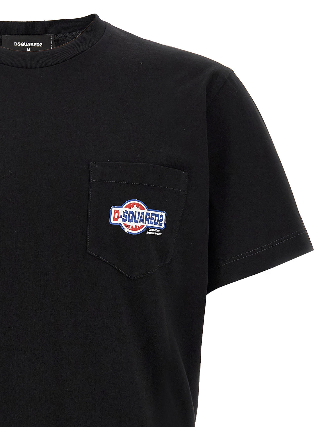 Black Cotton T-Shirt