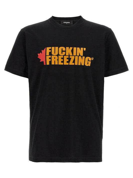 Black Cotton T-Shirt