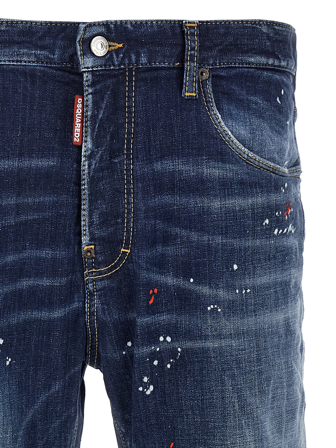 Blue Cotton Relaxed Fit Jeans