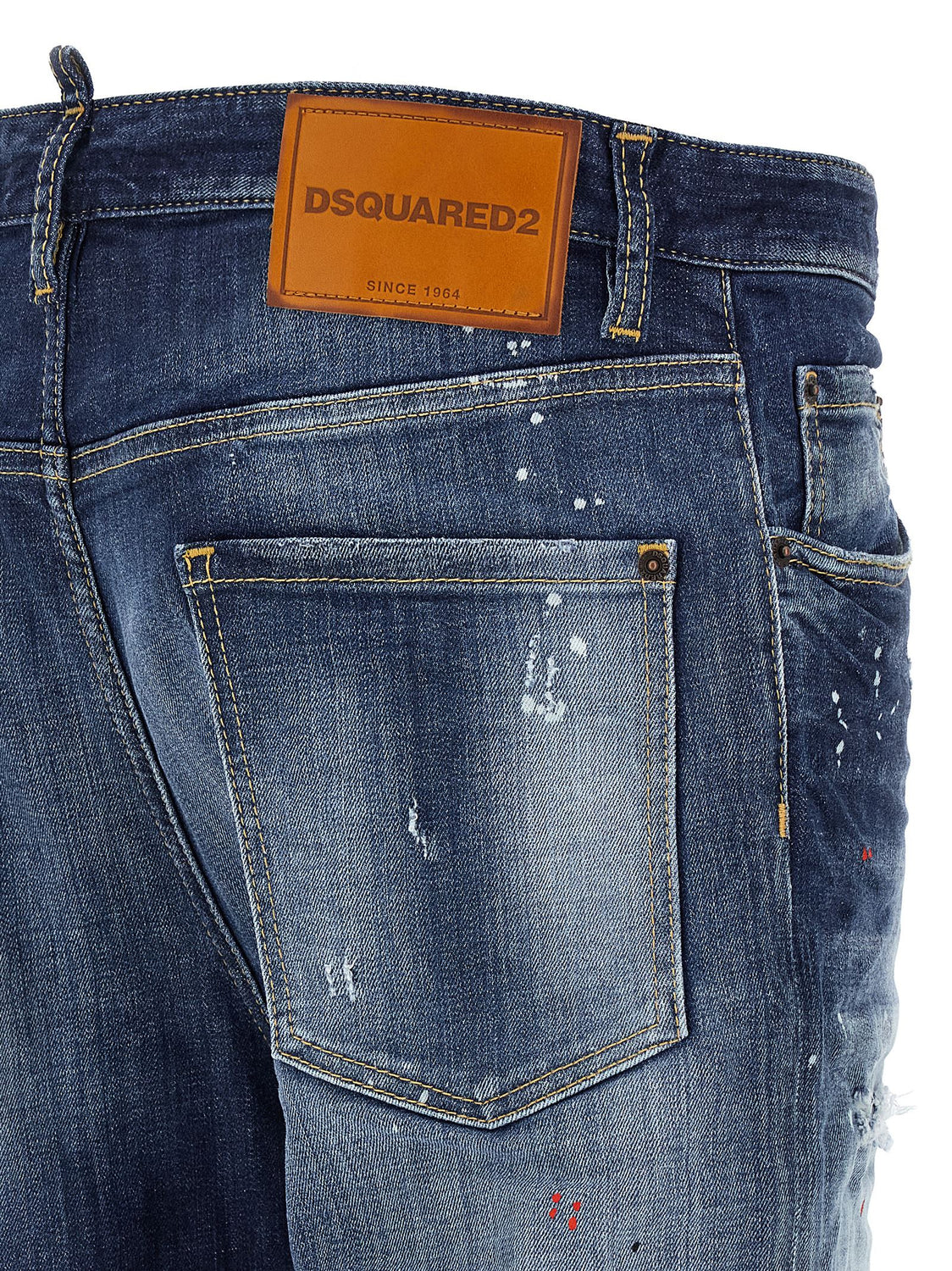Blue Cotton Relaxed Fit Jeans