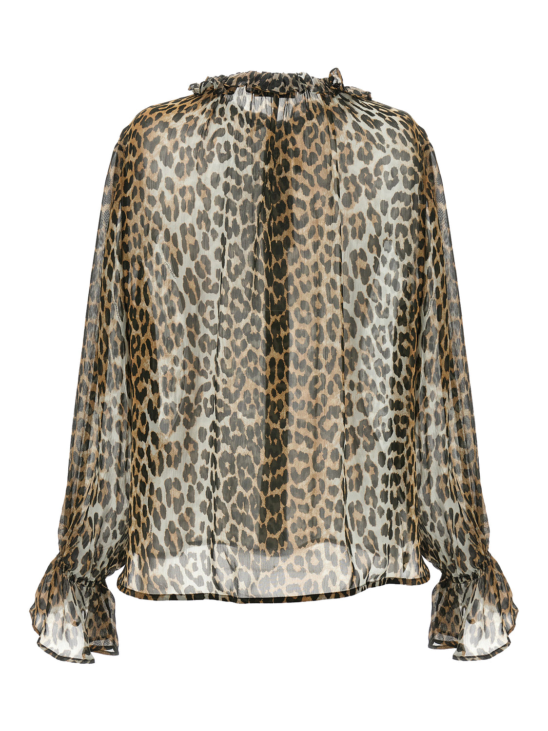 Brown Viscose Blouse
