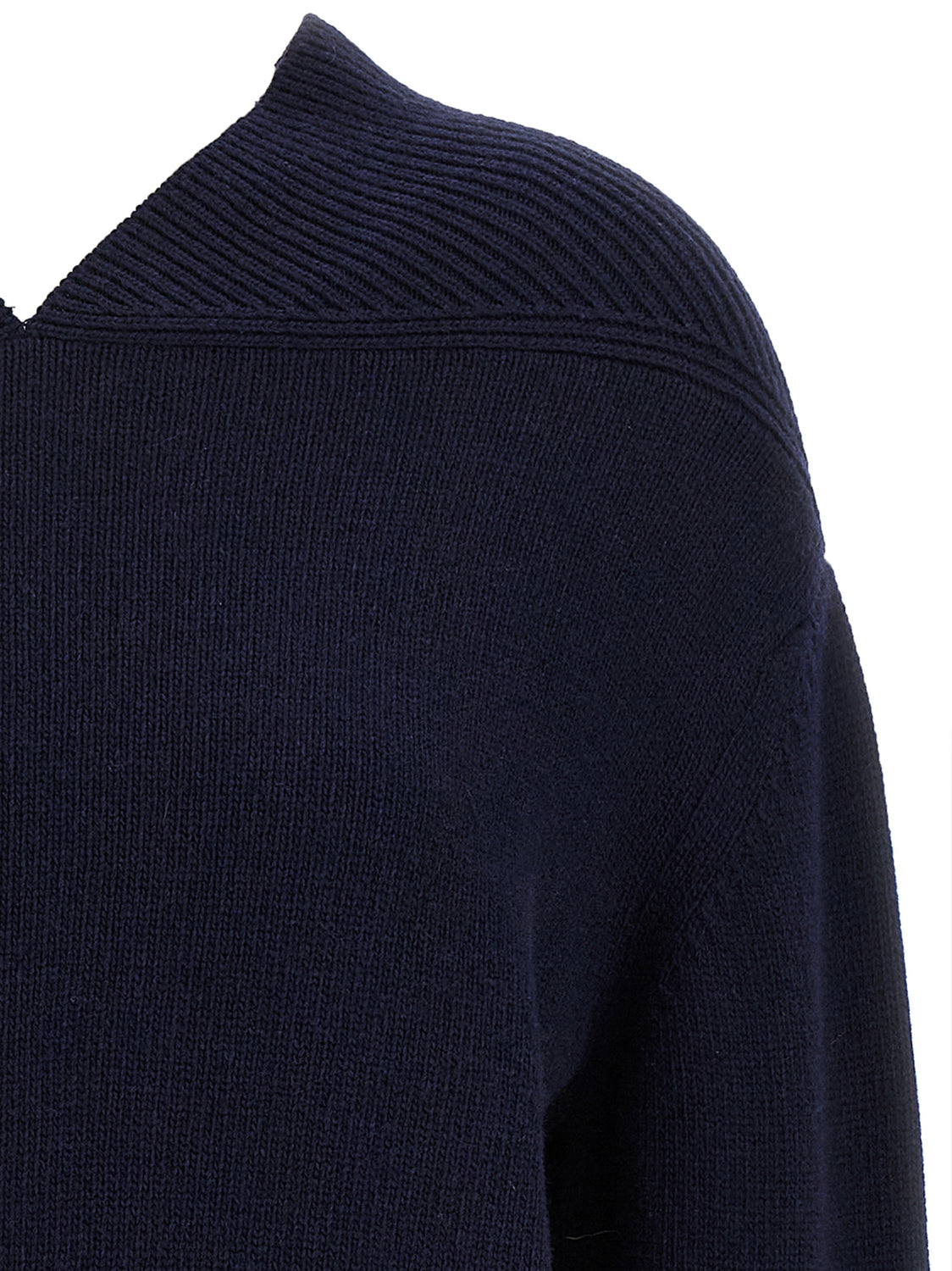 Blue Wool Cardigan