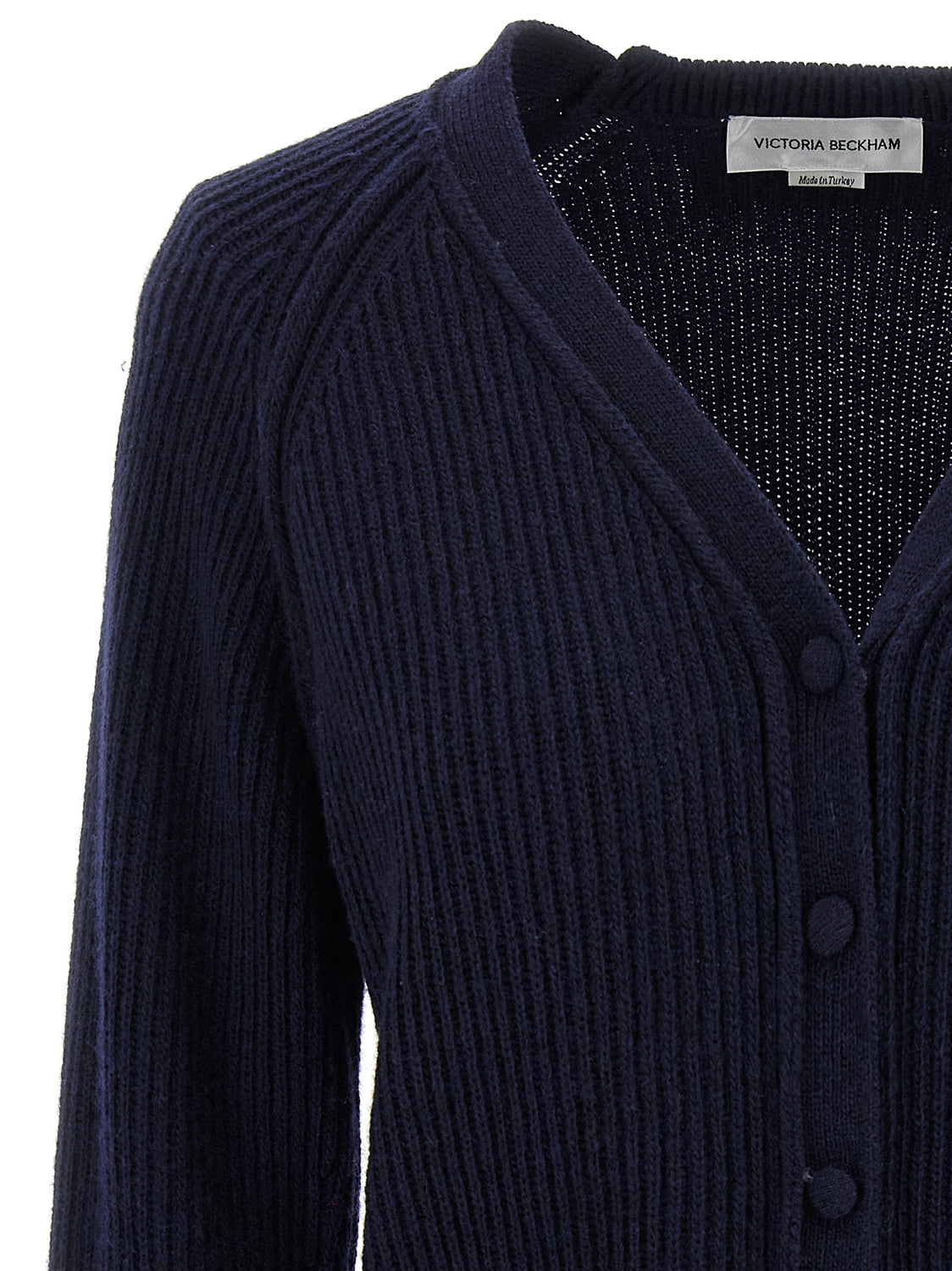 Blue Wool Cardigan