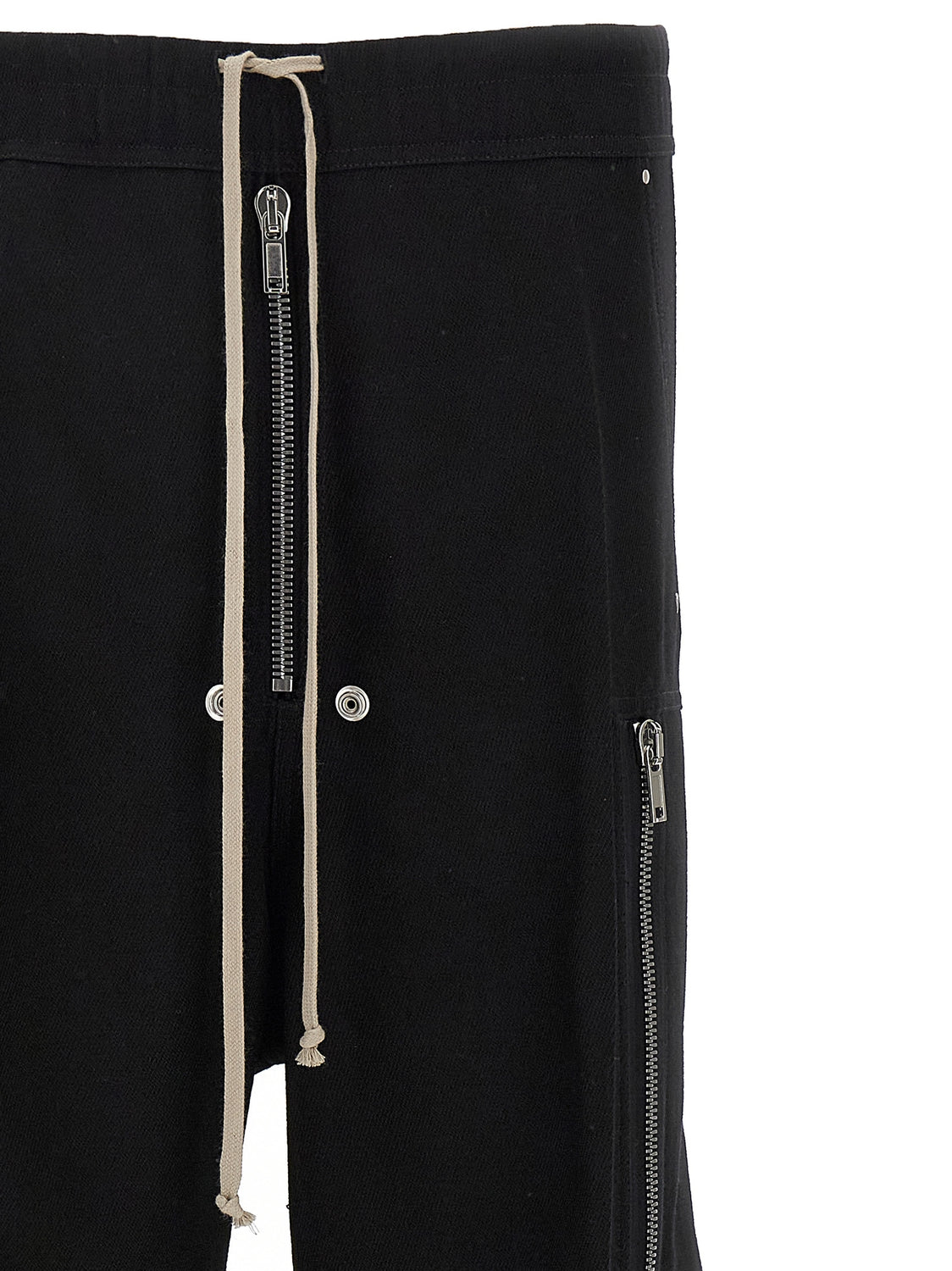 Black Wool Cargo Pants