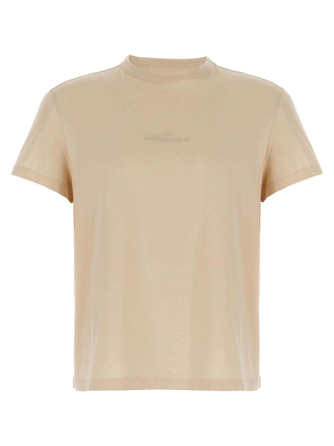 Beige Cotton T-Shirt