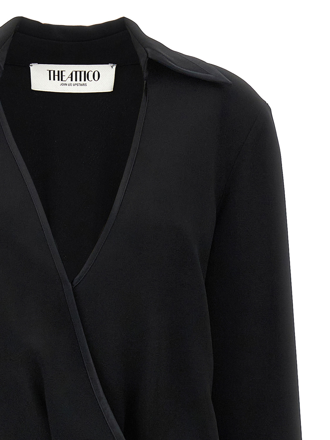 Black Marabou Midi Dress