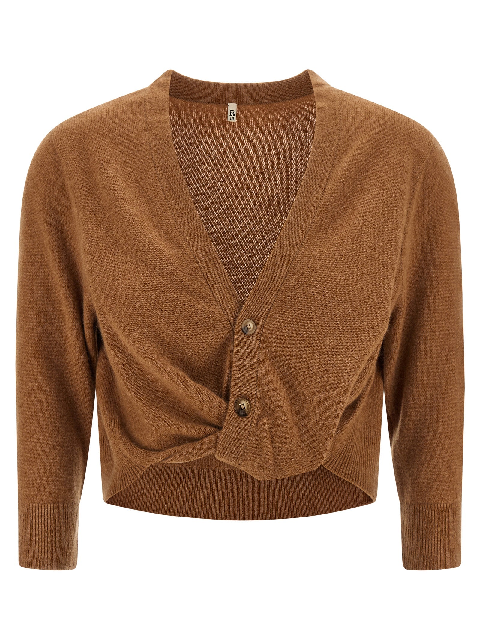 Brown Cashmere Cardigan