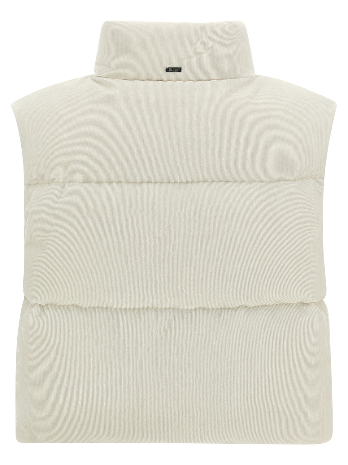 White Viscose Sleeveless Jacket