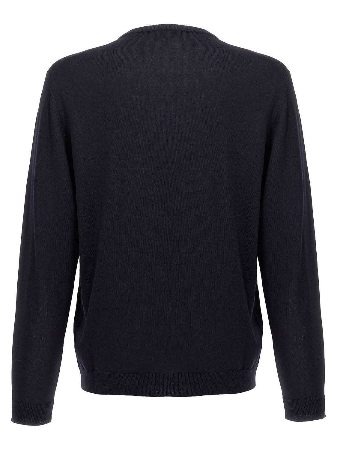 Blue Merino Wool Cardigan