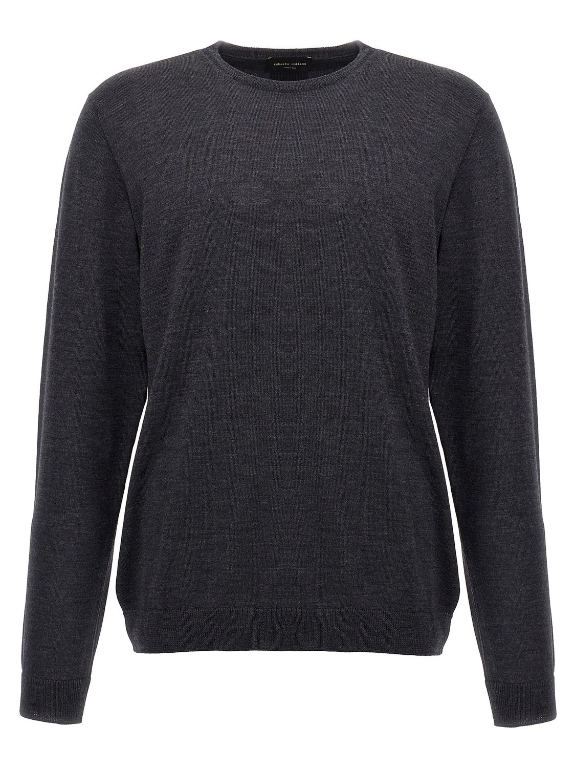 Gray Merino Wool Cardigan