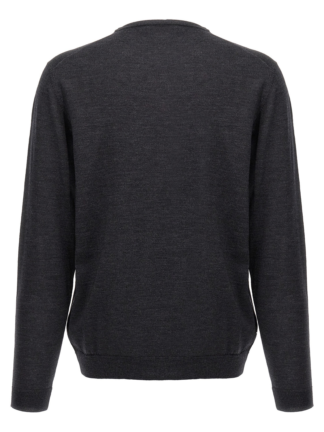 Gray Merino Wool Cardigan