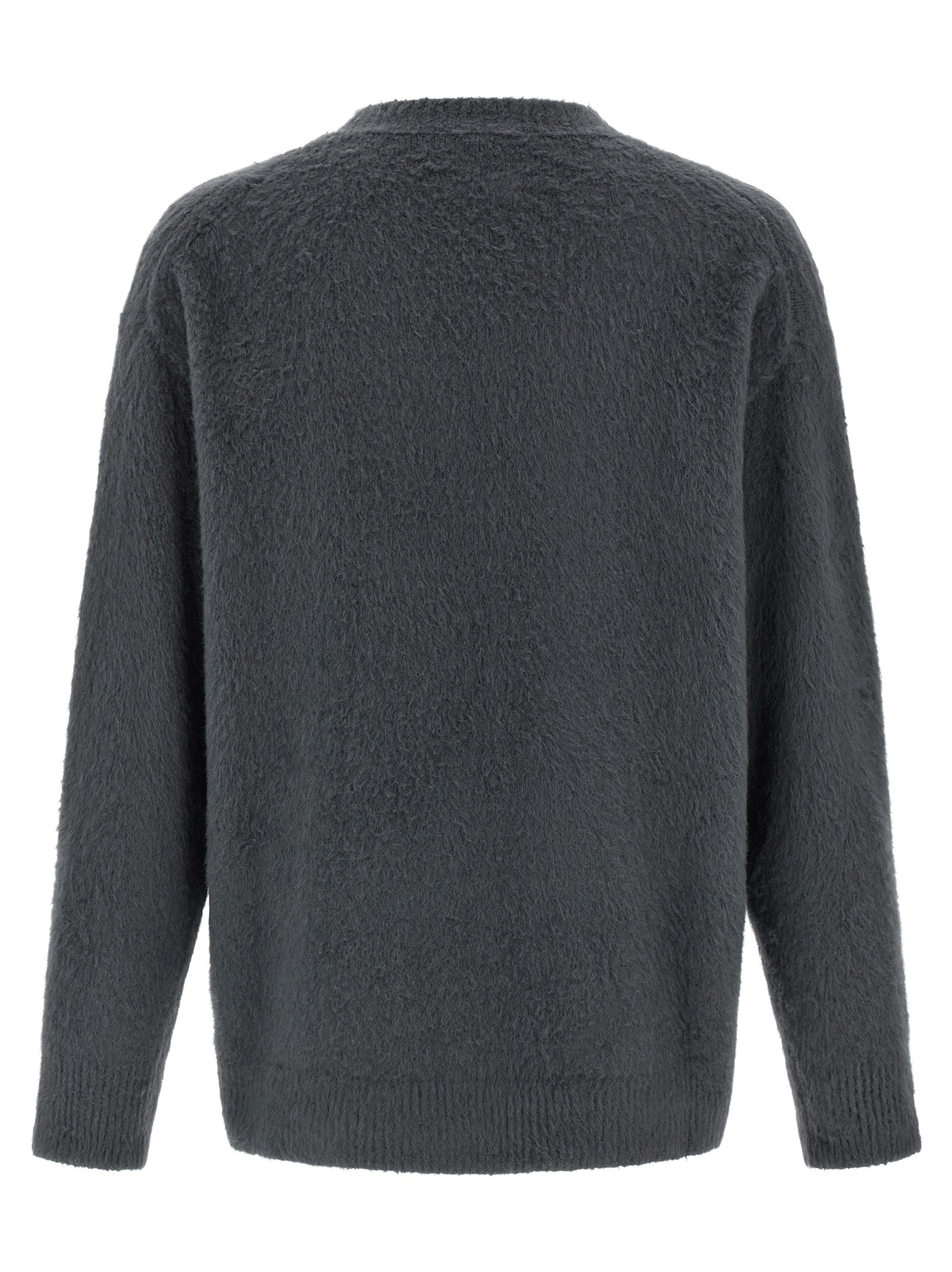 Gray Cotton Cardigan