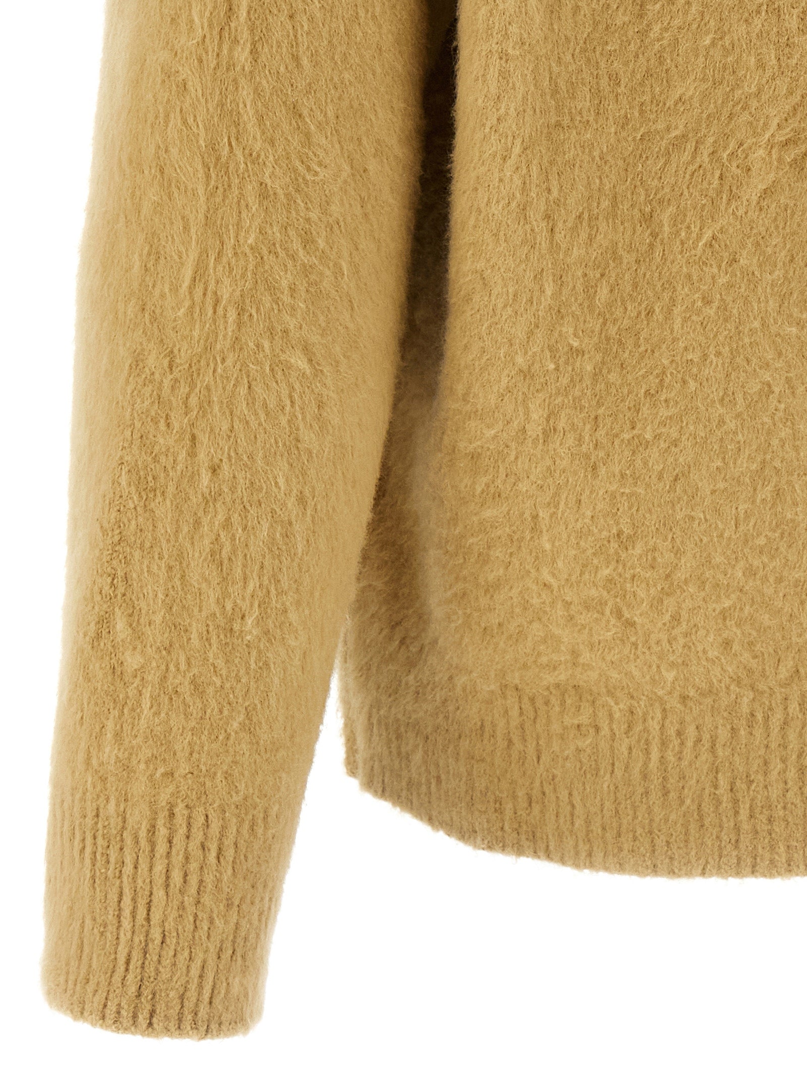 Beige Cotton Cardigan