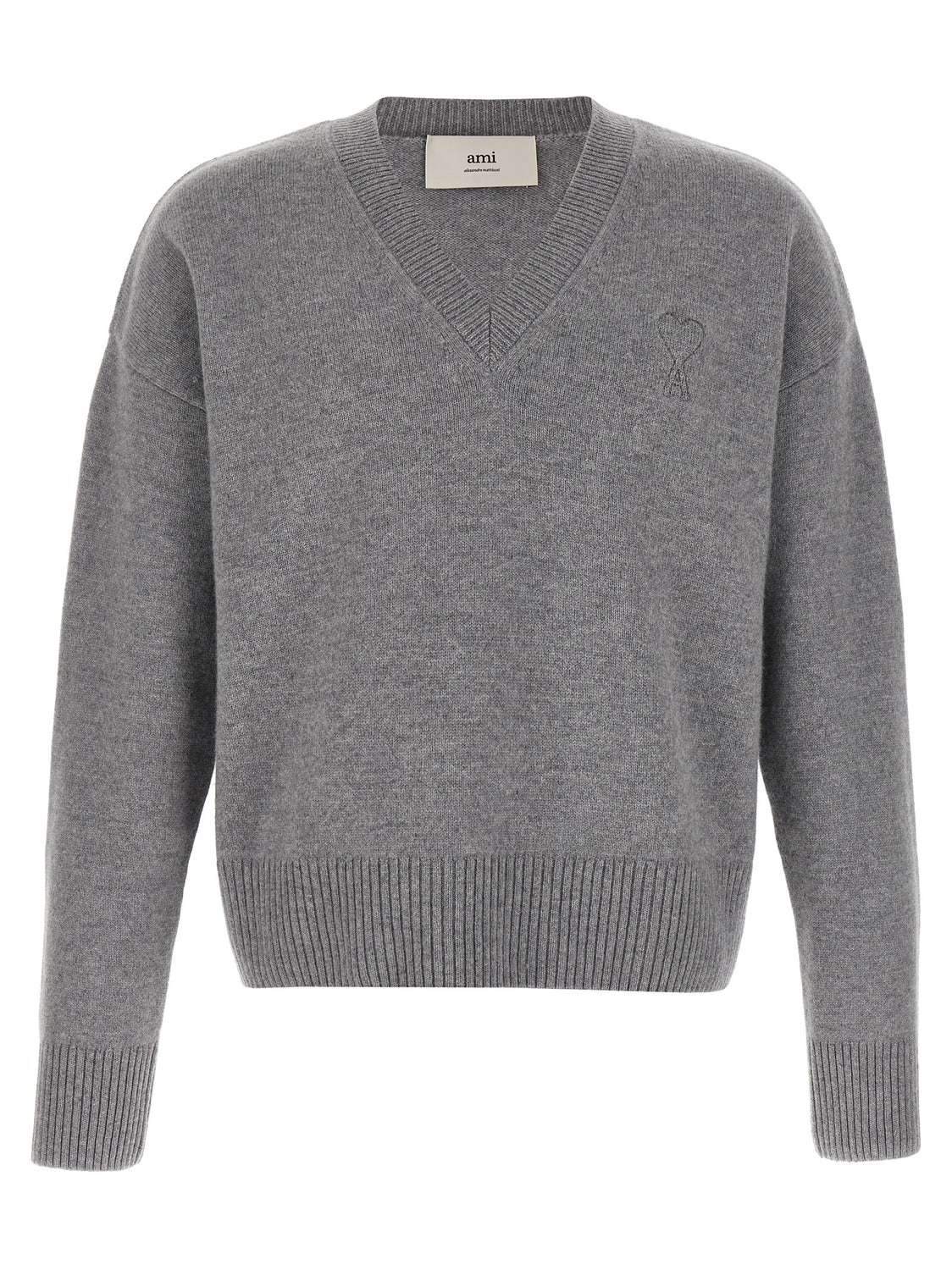 Gray Wool Cardigan