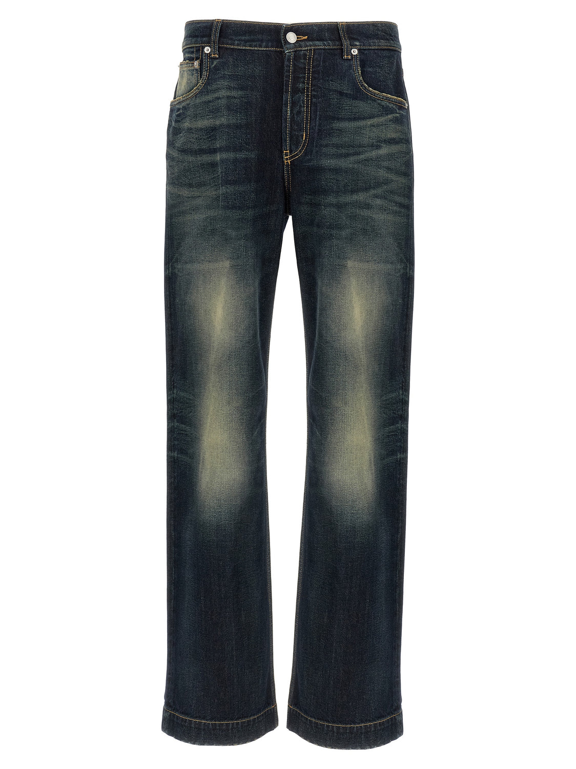 Blue Cotton Jeans Denim