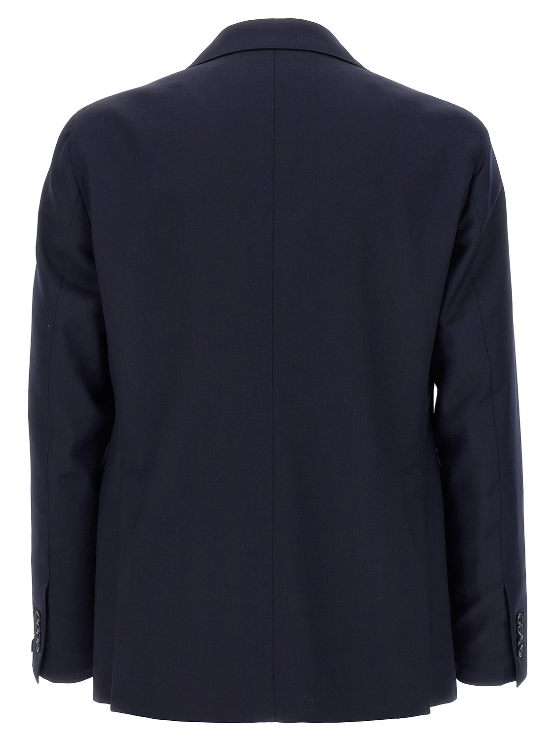 Blue Virgin Wool Two-Piece Suit