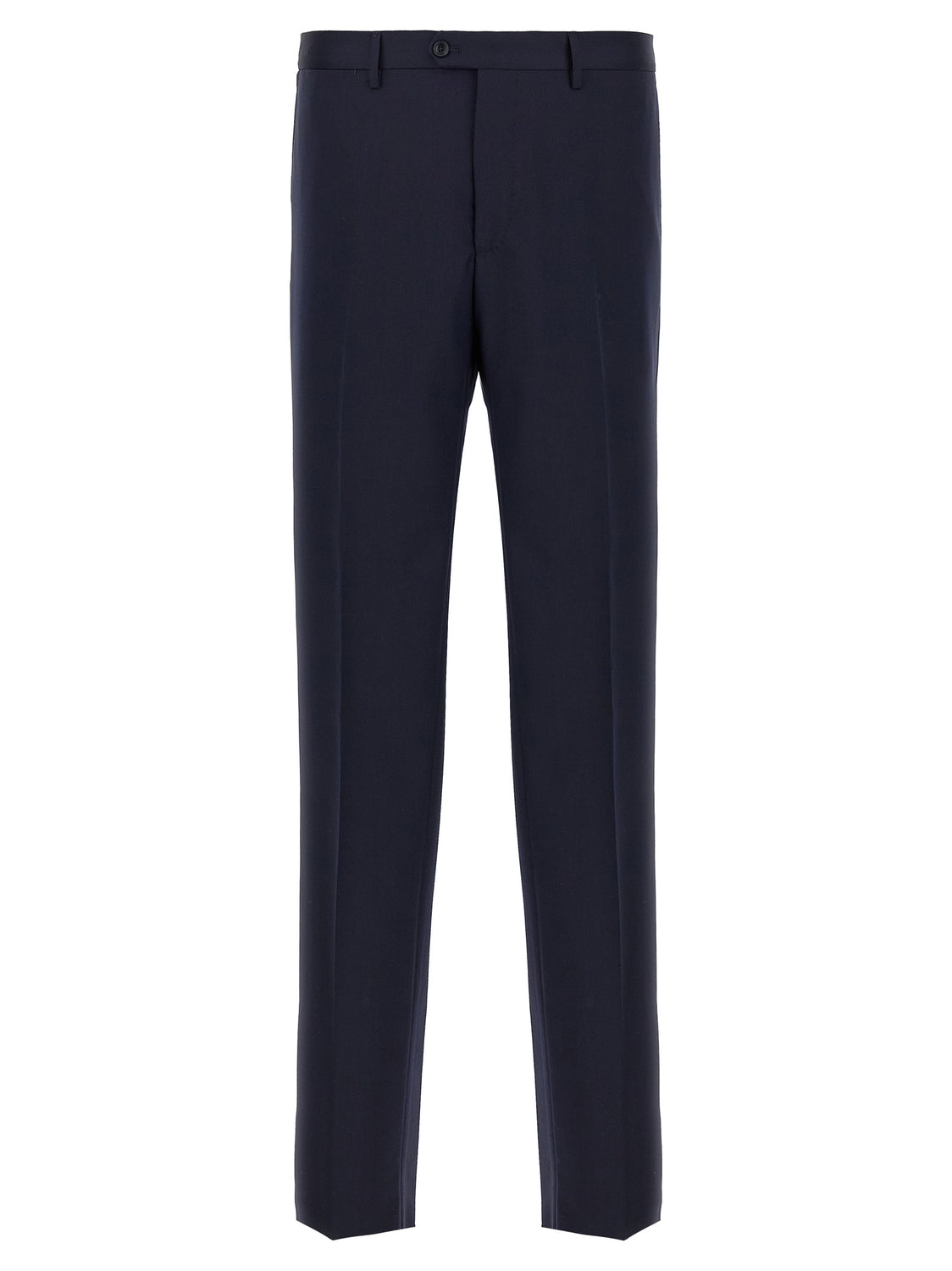 Blue Virgin Wool Two-Piece Suit
