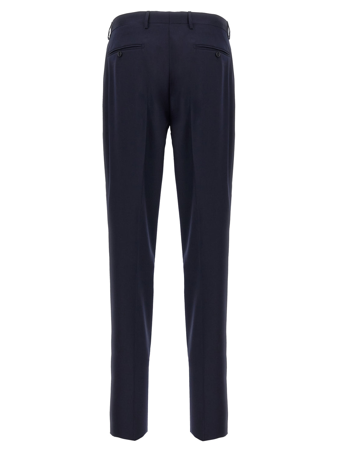 Blue Virgin Wool Two-Piece Suit