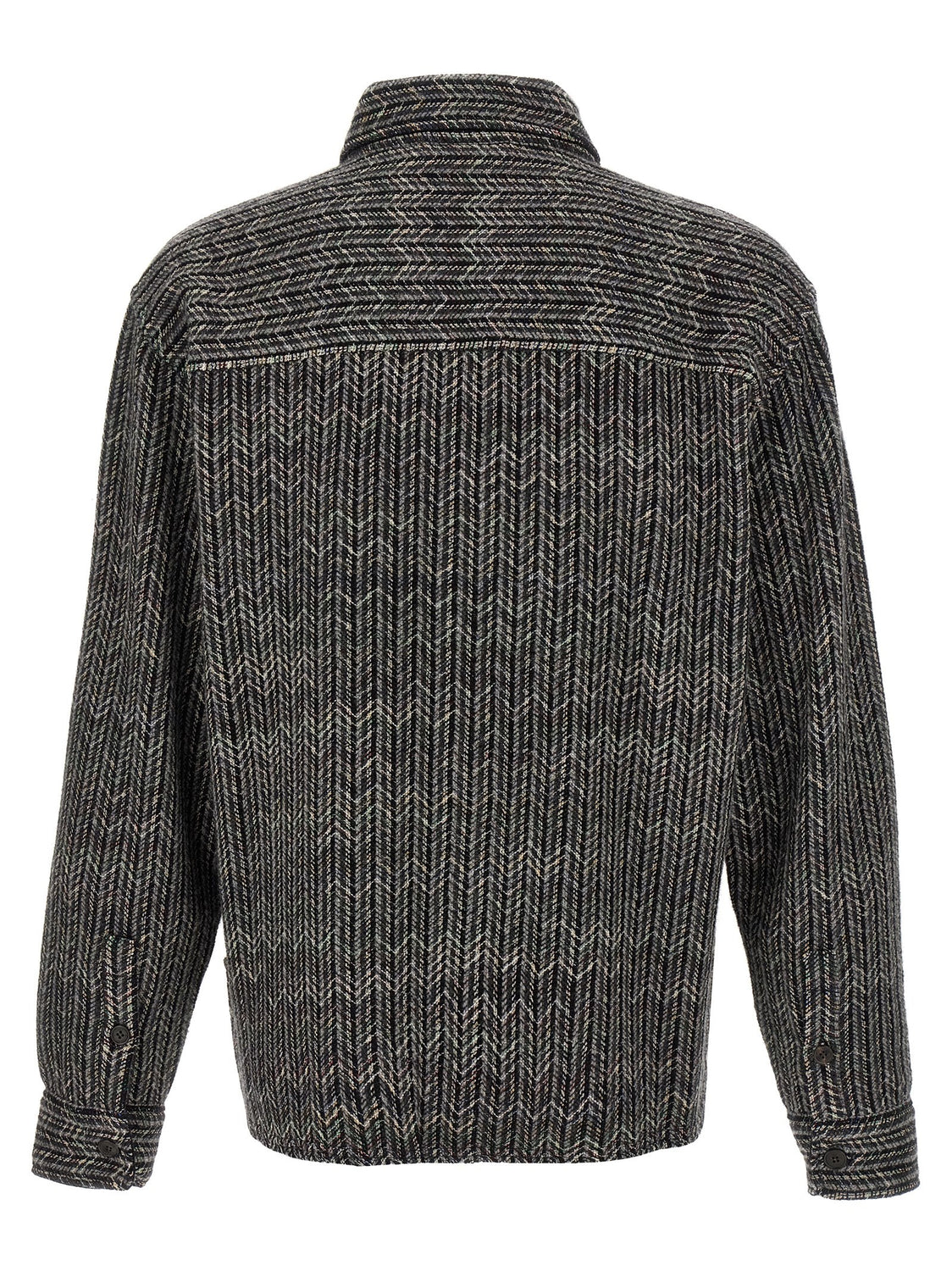 Gray Wool Blouse