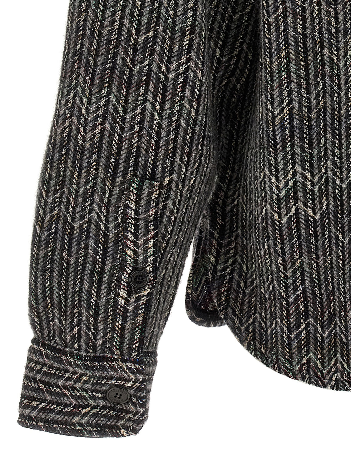 Gray Wool Blouse