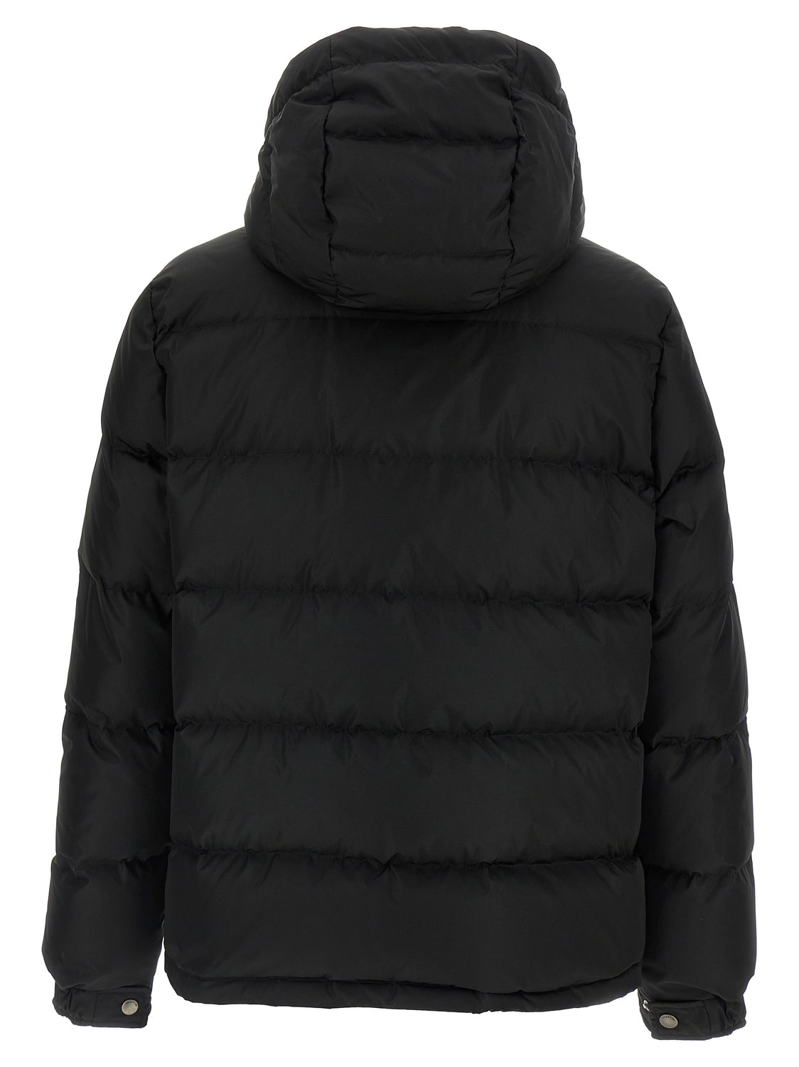 Black Polyamide Full-Length Jacket