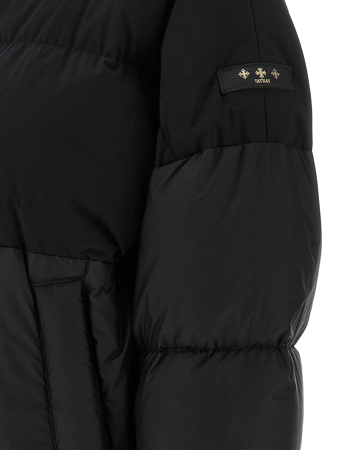 Black Nylon Bomber