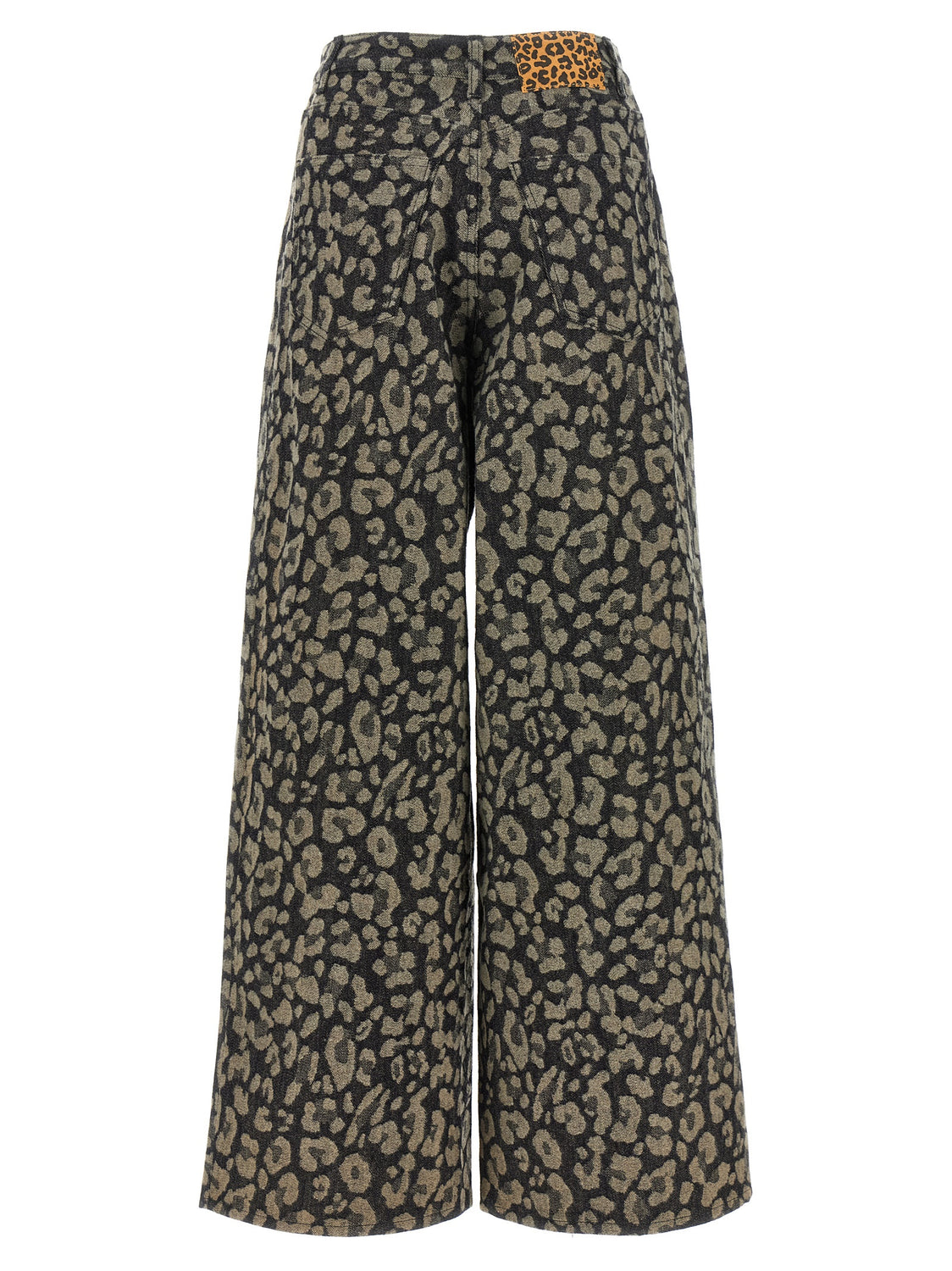 Multicolor Cotton Casual Pants