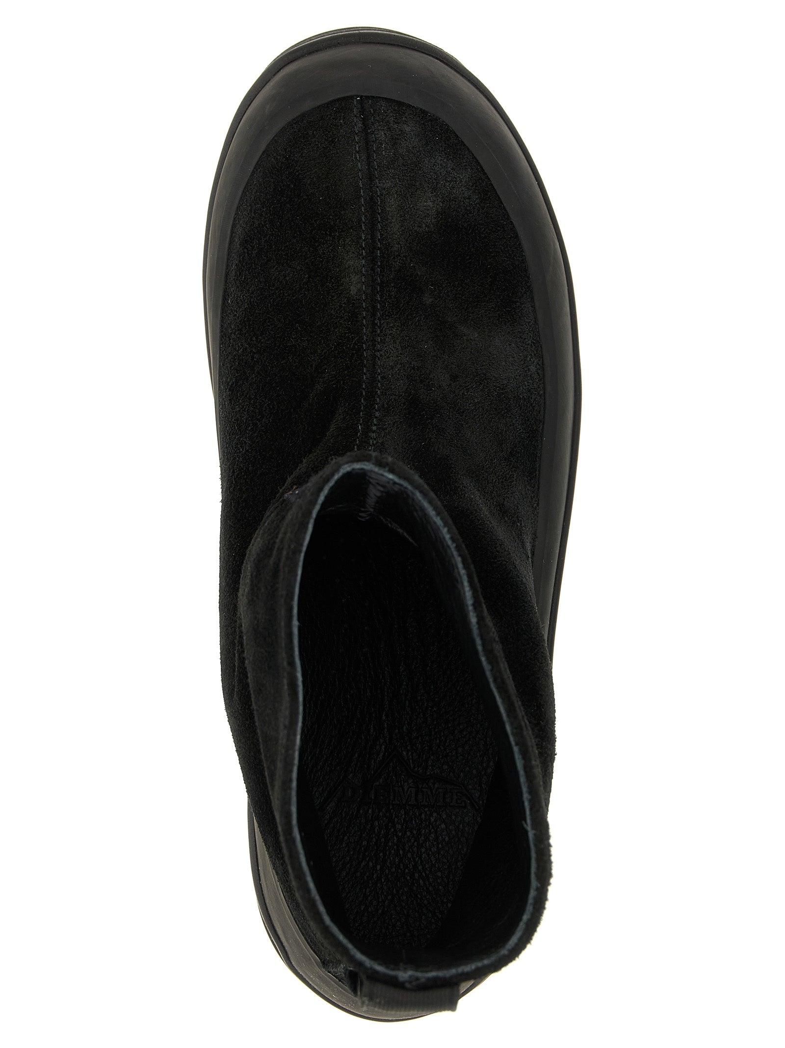 Black Rubber Ankle Boots