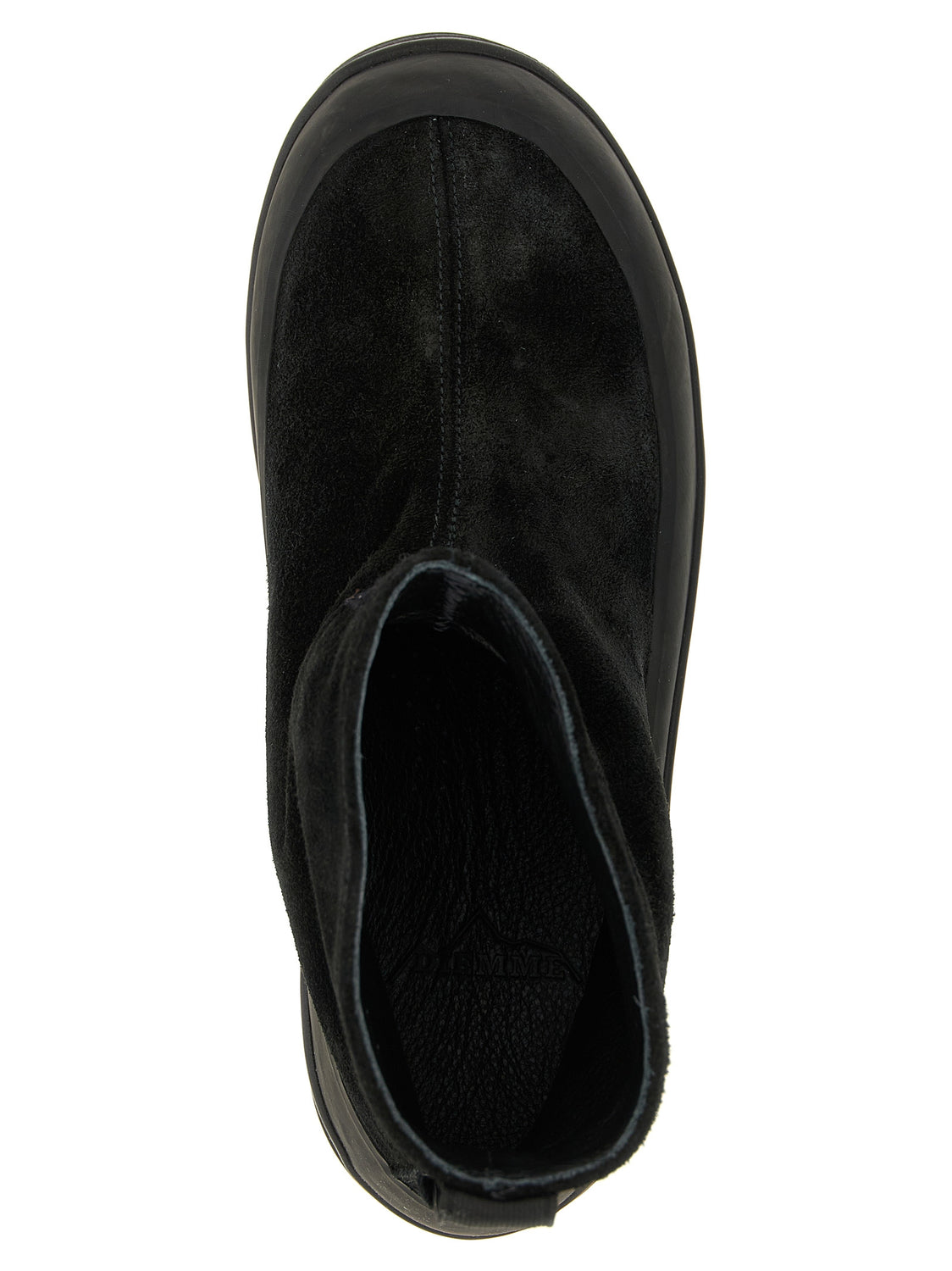 Black Rubber Ankle Boots