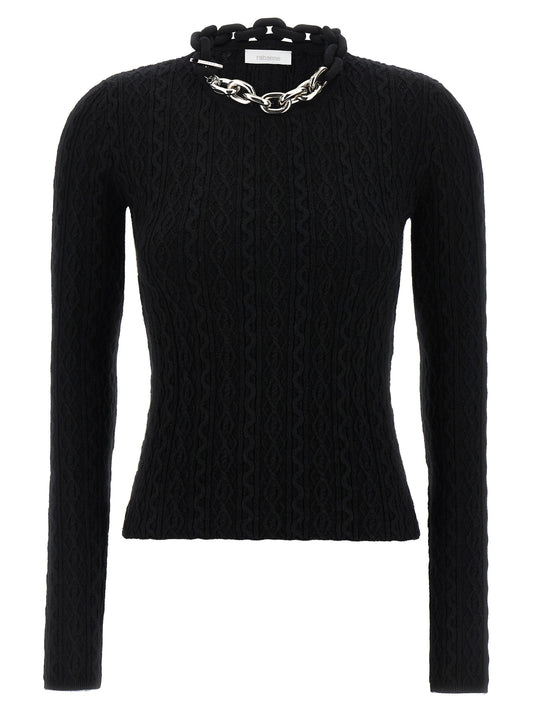 Black Wool Cardigan